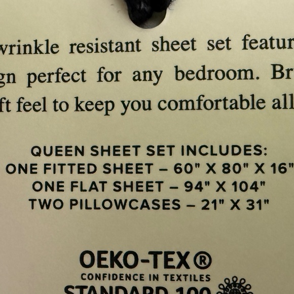 UGG Stripe Queen Size Sheet Set - Picture 5 of 5
